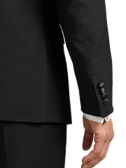 Slim Fit 100% Wool Notch Lapel Tuxedo Jacket