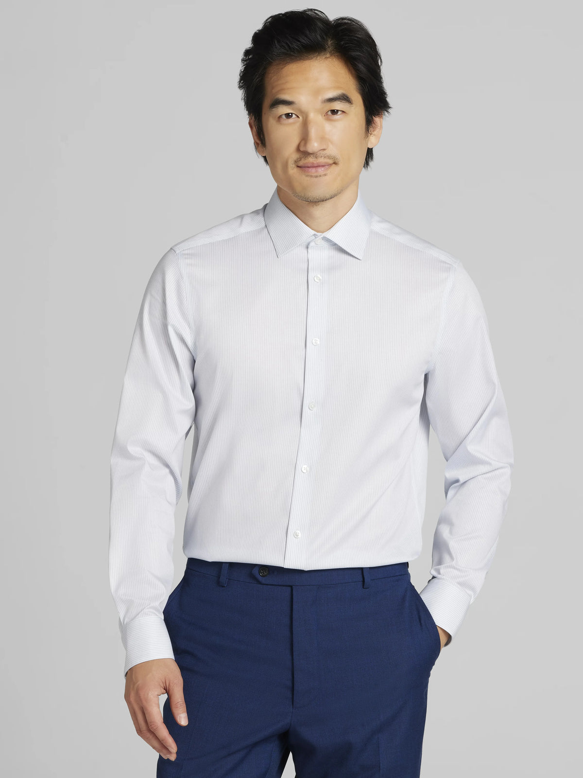 Slim Fit Supima Cotton Dress Shirt