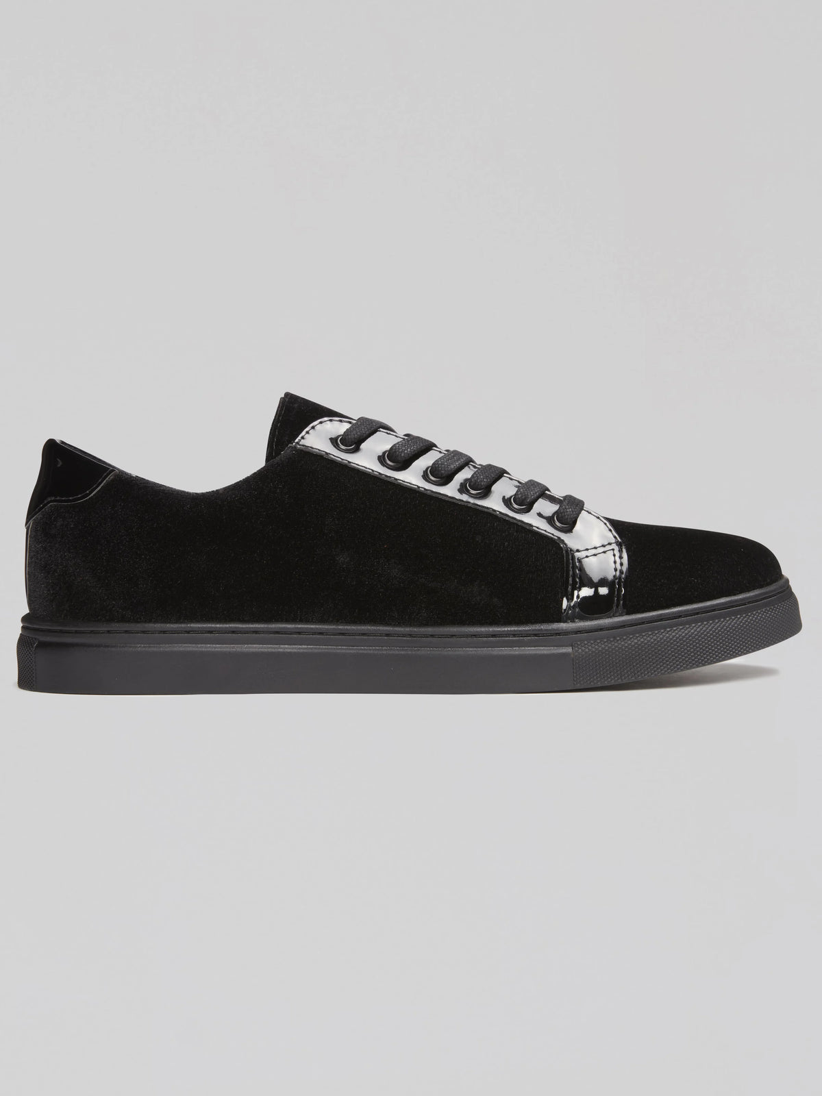 Rico Formal Velvet Lace-Up Sneakers