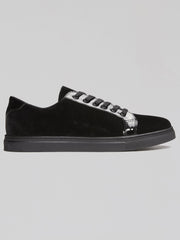 Rico Formal Velvet Lace-Up Sneakers