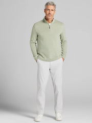 Cotton Modal Quarter Zip Pullover
