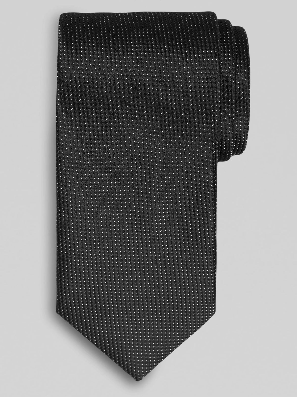 Narrow Textured Metallic Tie
