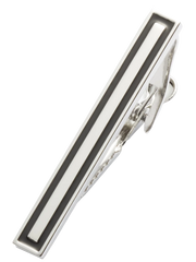 Black Rectangular Tie Bar