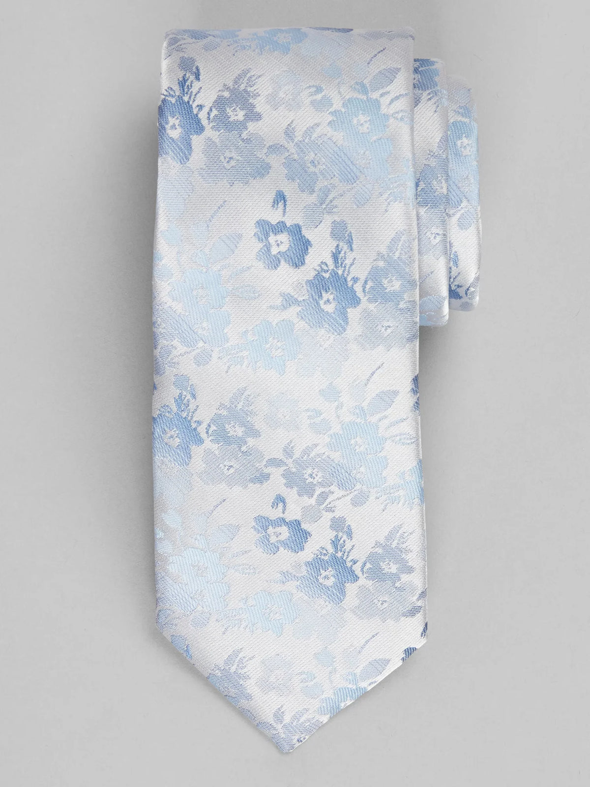 Snowy Floral Tie