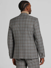 Classic Fit Plaid Suit Jacket