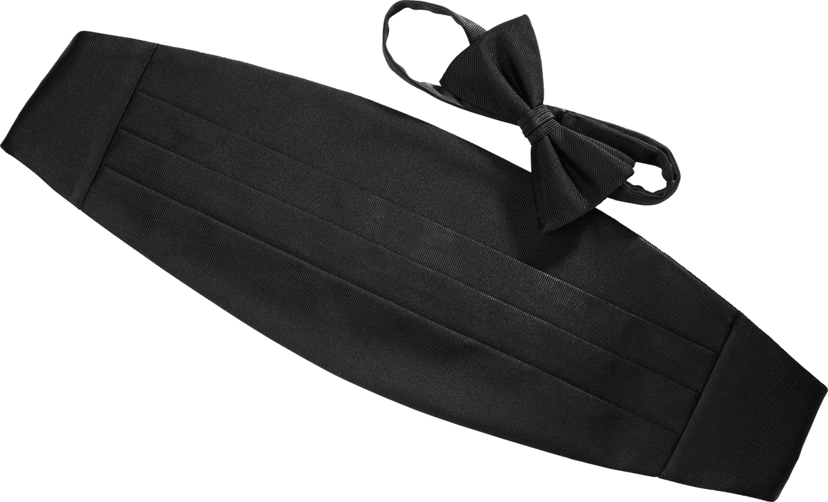 Pre-Tied Bow Tie & Cummerbund Set