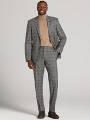 Classic Fit Plaid Suit Jacket