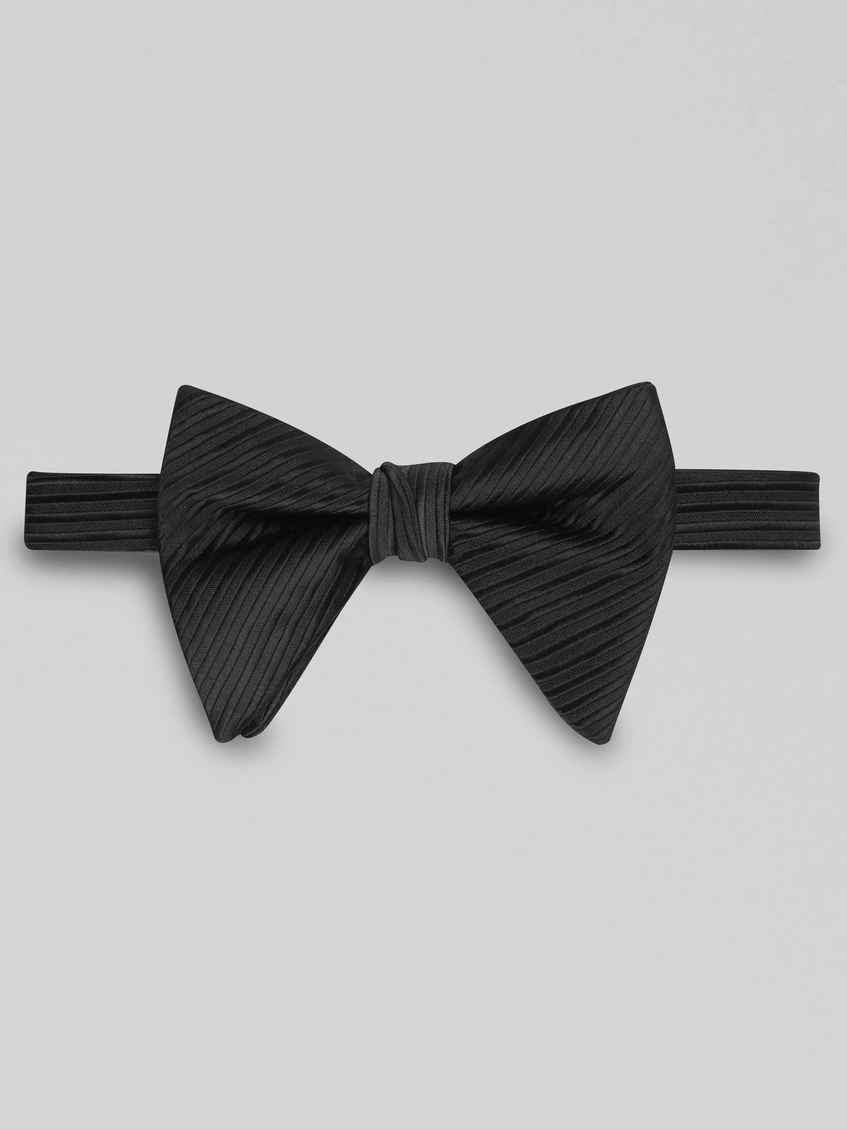 Stripe Teardrop Bow Tie