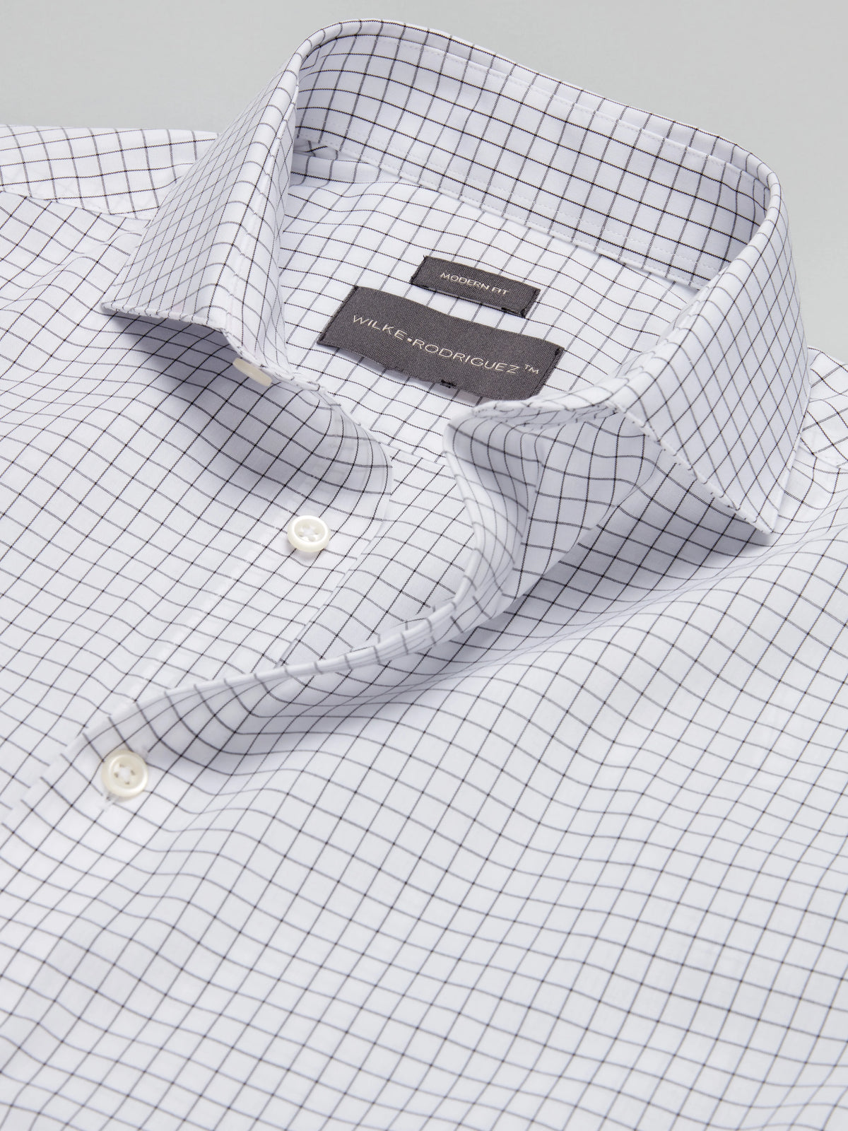 Modern Fit Check Dress Shirt