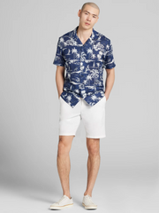 Modern Fit Camp Collar Hawaiian Shirt