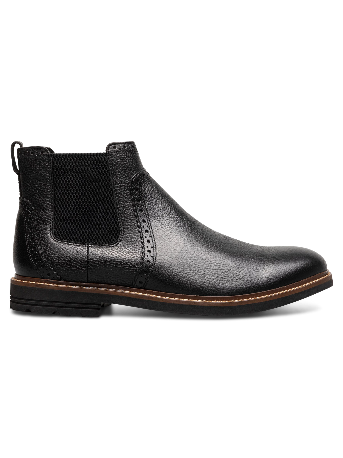 Otis II Leather Plain Toe Chelsea Boots