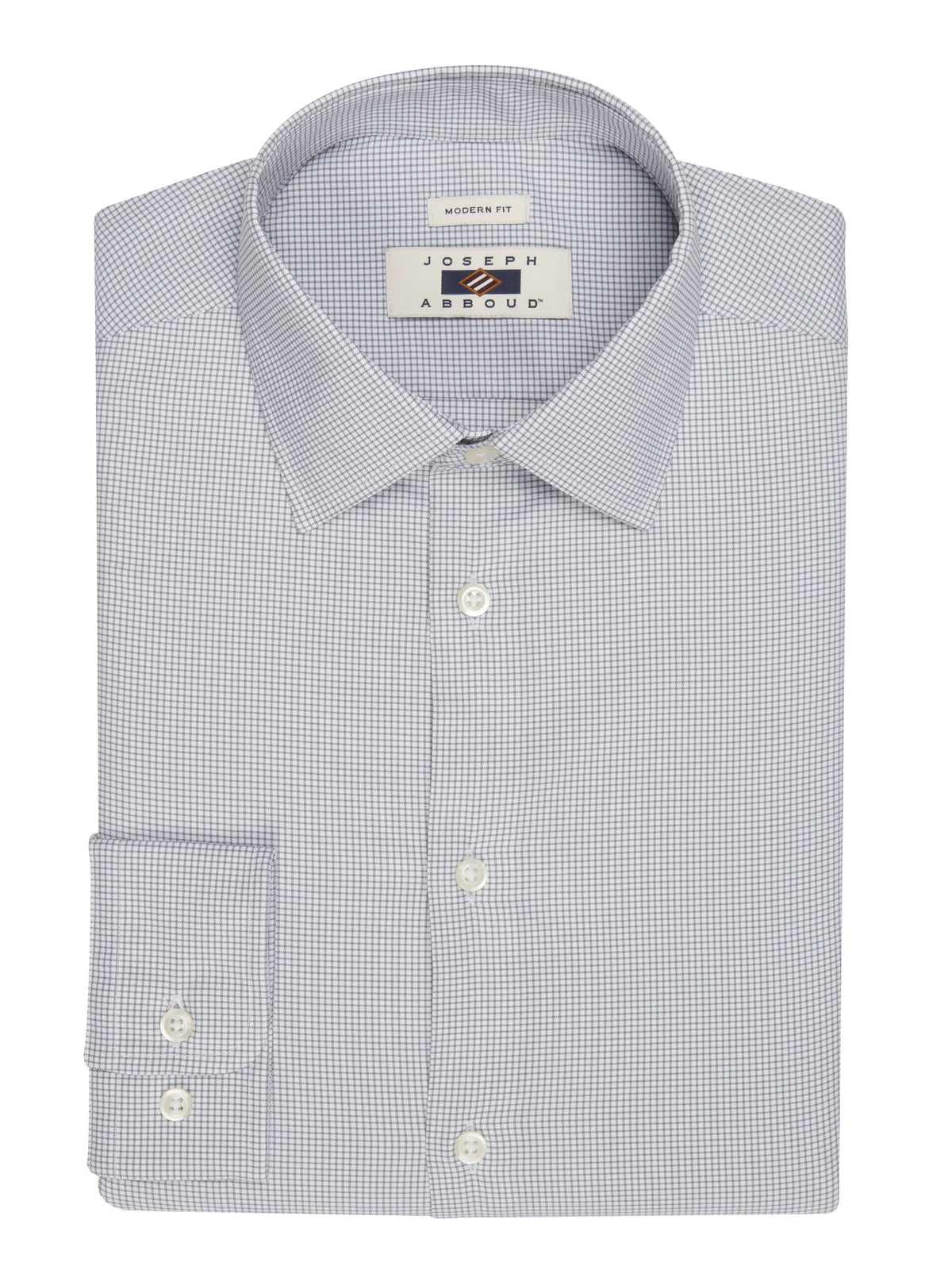 Modern Fit Performance Micro Grid Dress Shirt