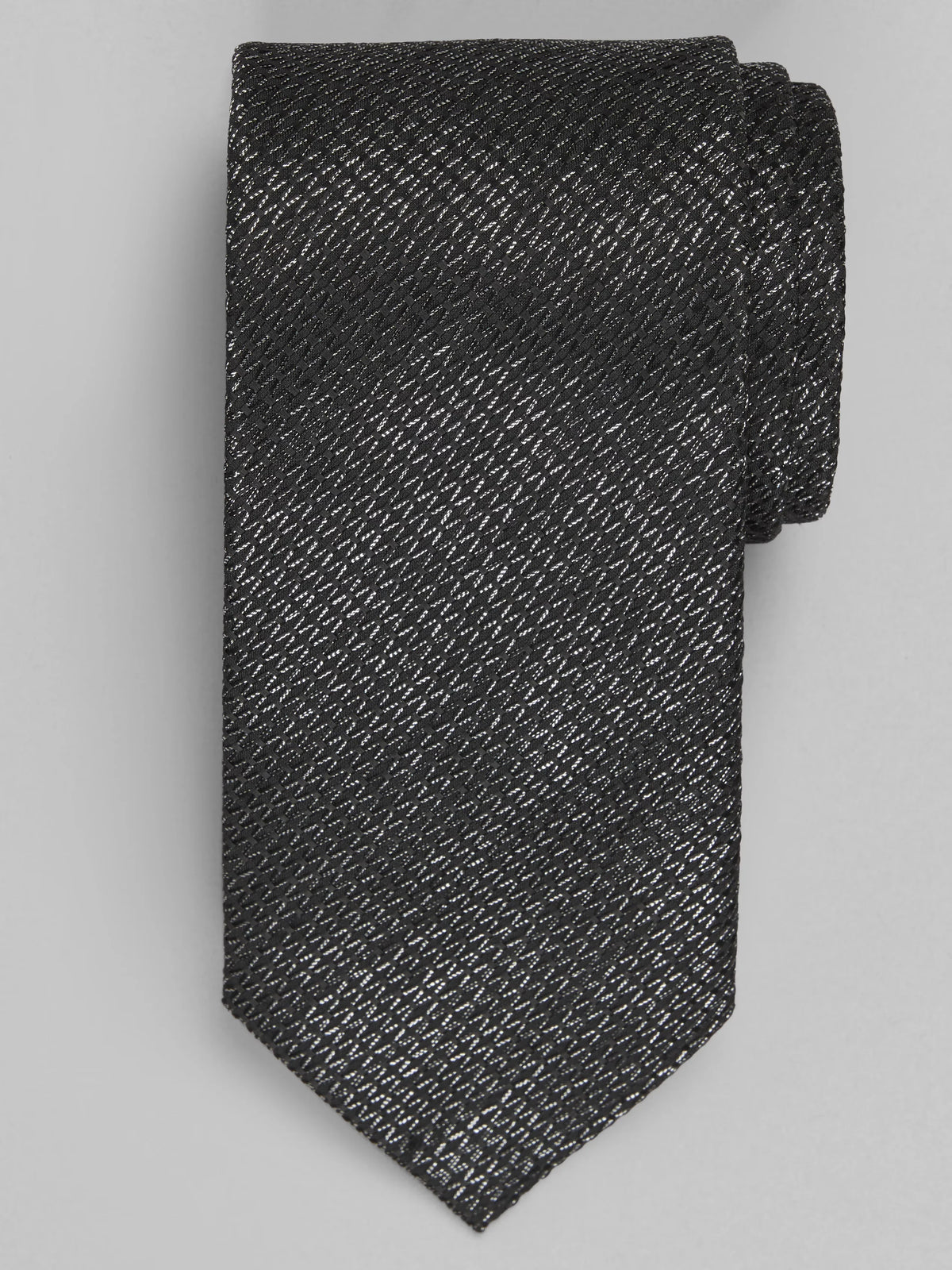 Narrow Bias Stripe Textured Tie