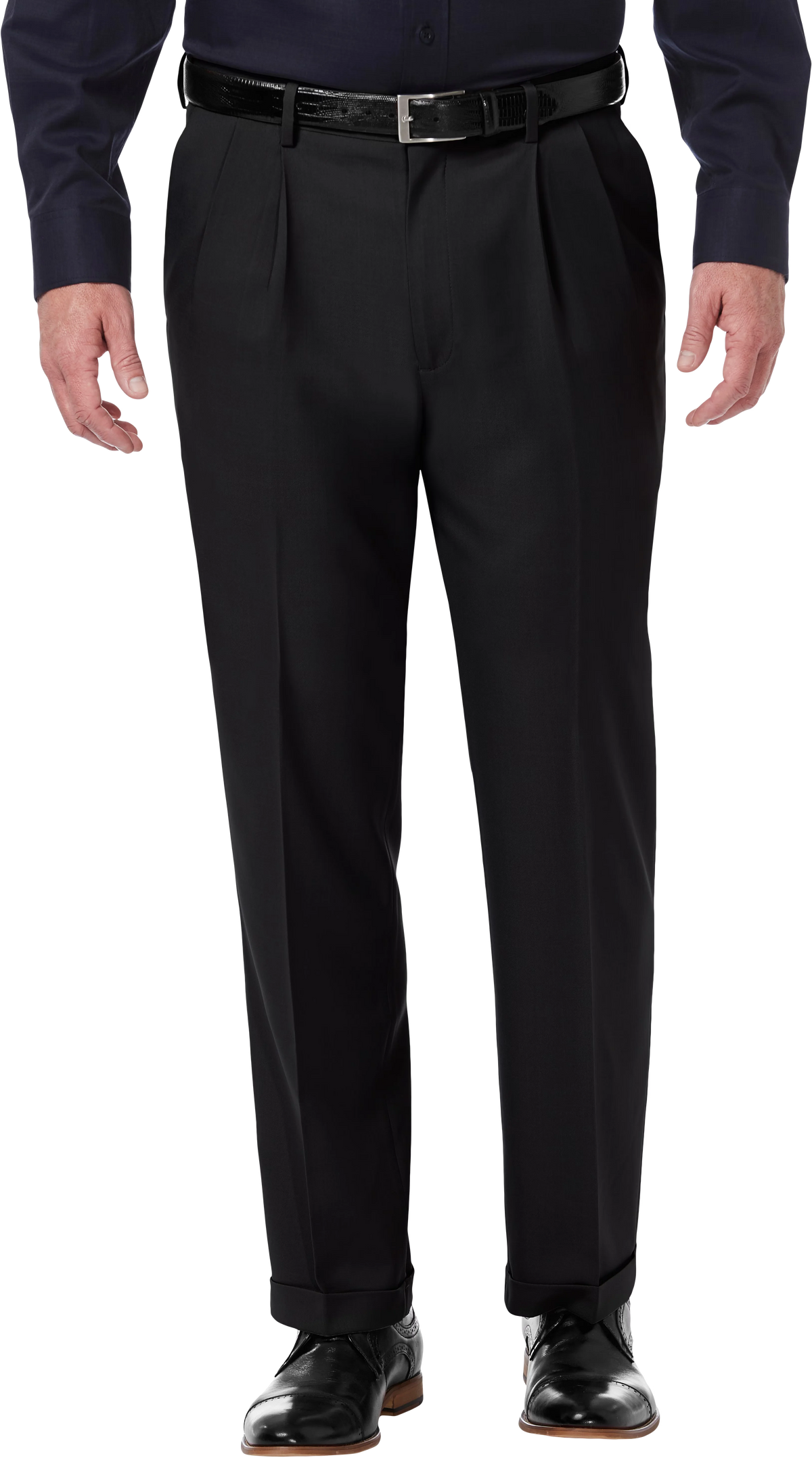 Premium Comfort Classic Fit Pleat Front Pant