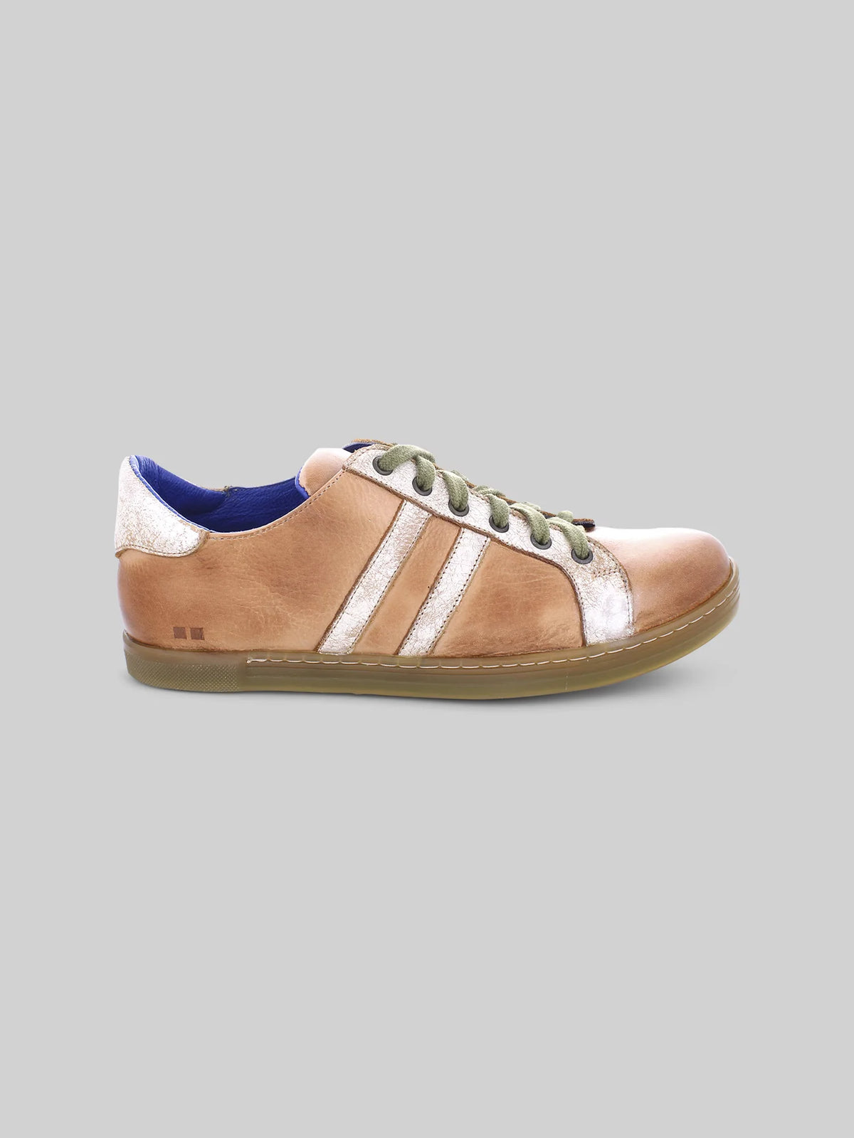 Lighthouse Leather Plain Toe Lace-up Sneakers