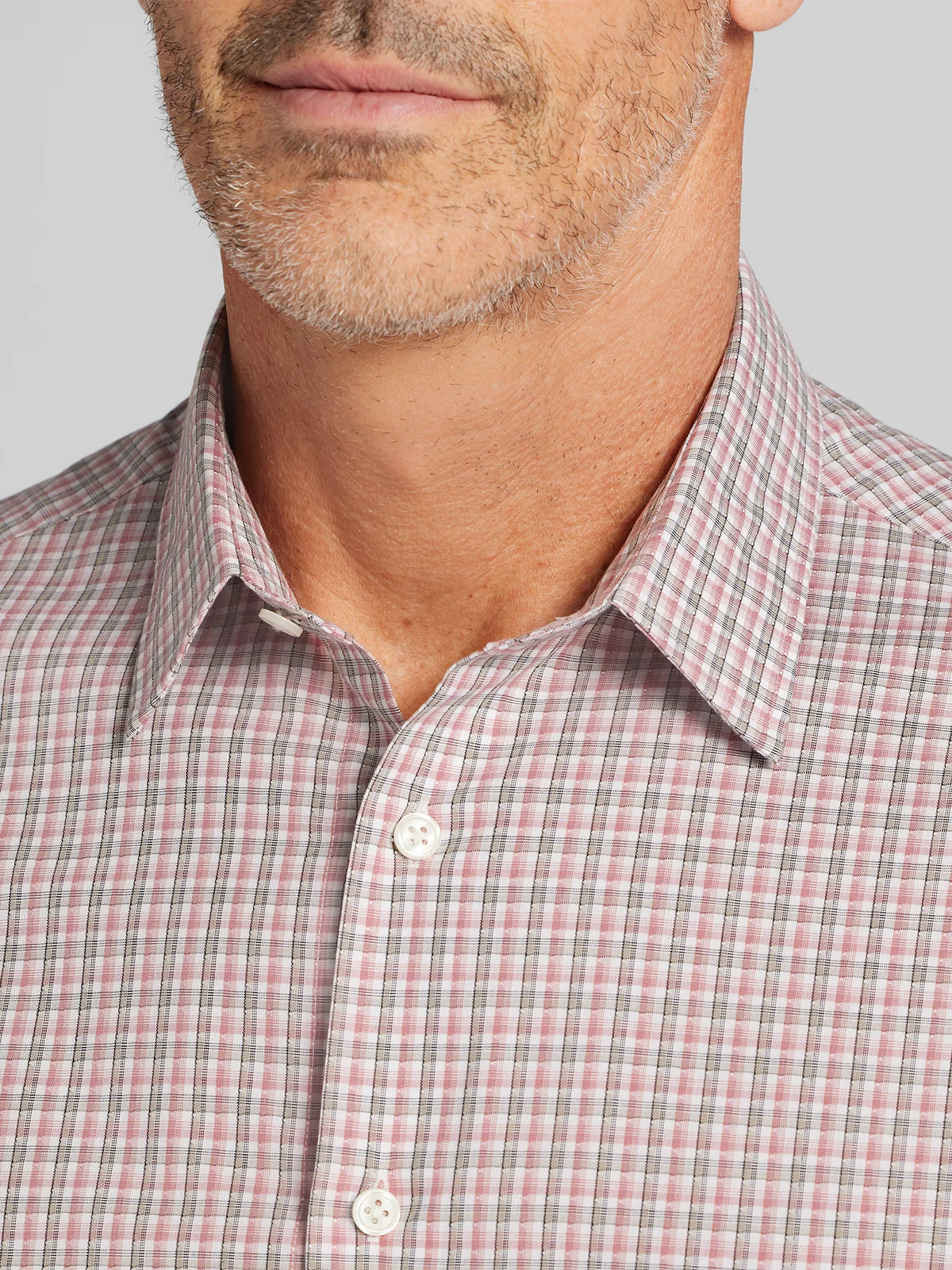 CHILLFLEX Dobby Check Button Up Shirt
