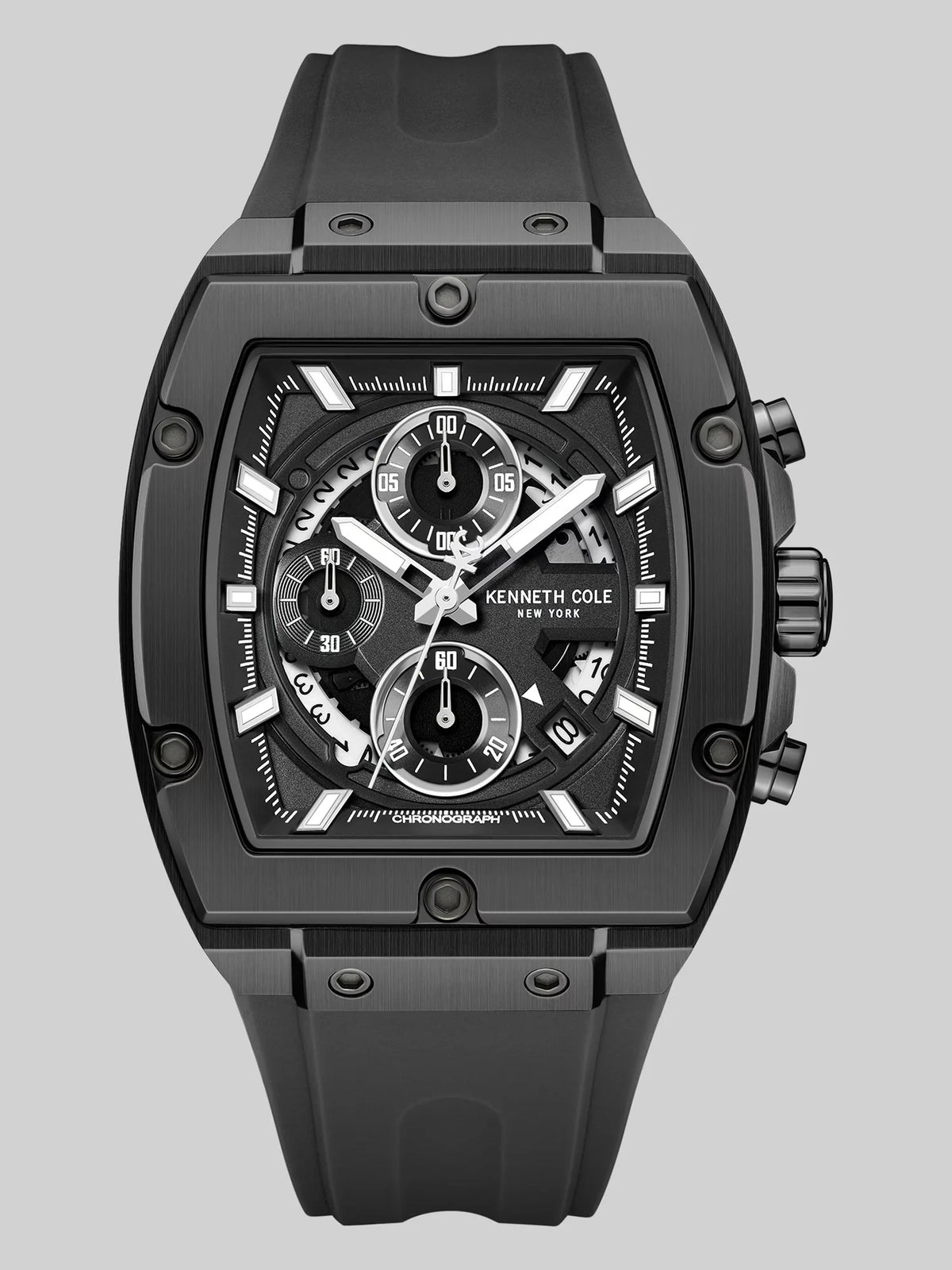 Chronograph Silicone Strap Watch