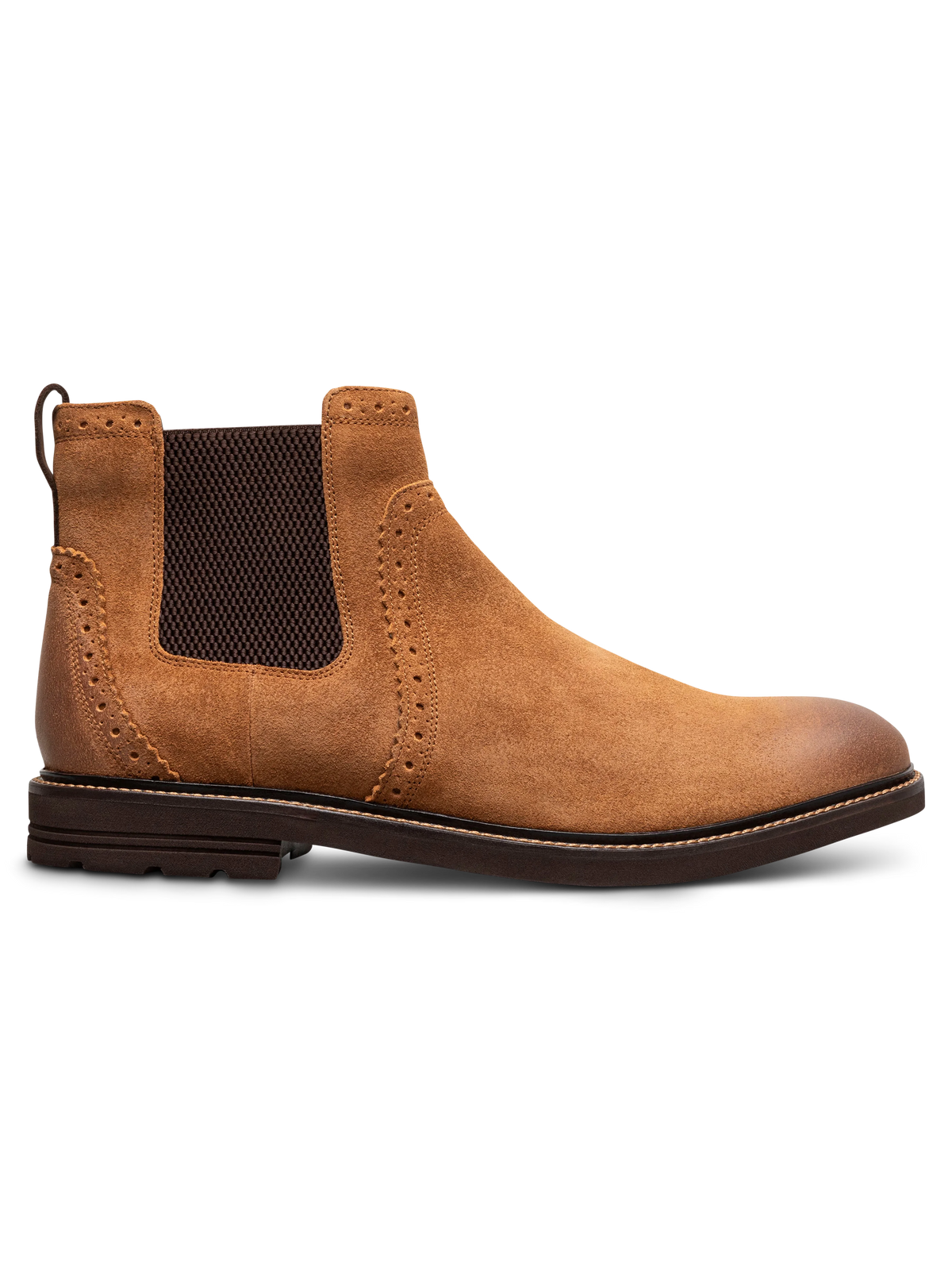 Otis II Suede Plain Toe Chelsea Boots