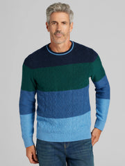 Big Stripe Crewneck Sweater