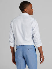 Slim Fit Ultra Performance Stretch Textured Stripe Dress Shirt