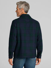 Plaid Flannel Overshirt