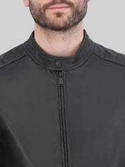 Washed Leather Jacket