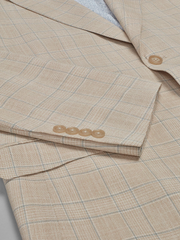 Modern Fit Plaid Suit