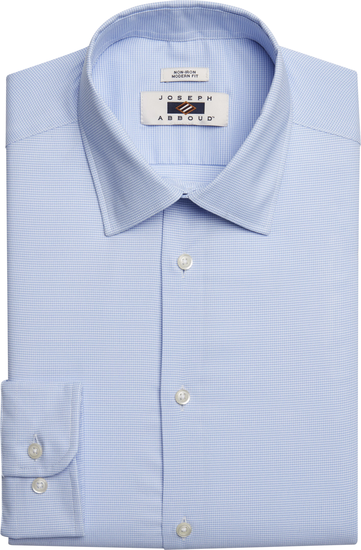Modern Fit Wrinkle-Resistant Spread Collar Dress Shirt