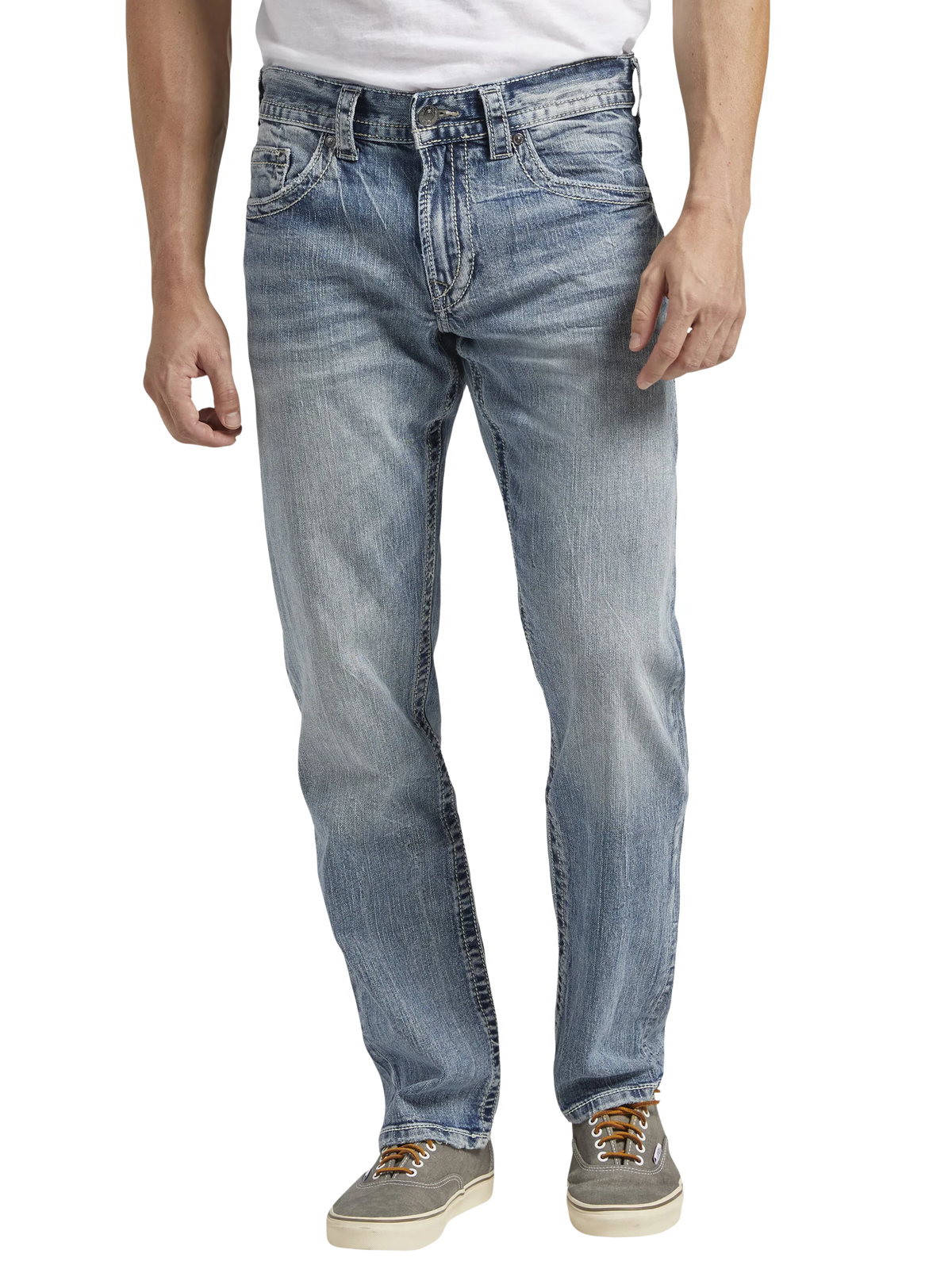 Eddie Relaxed Fit Slim Straight Leg Jean