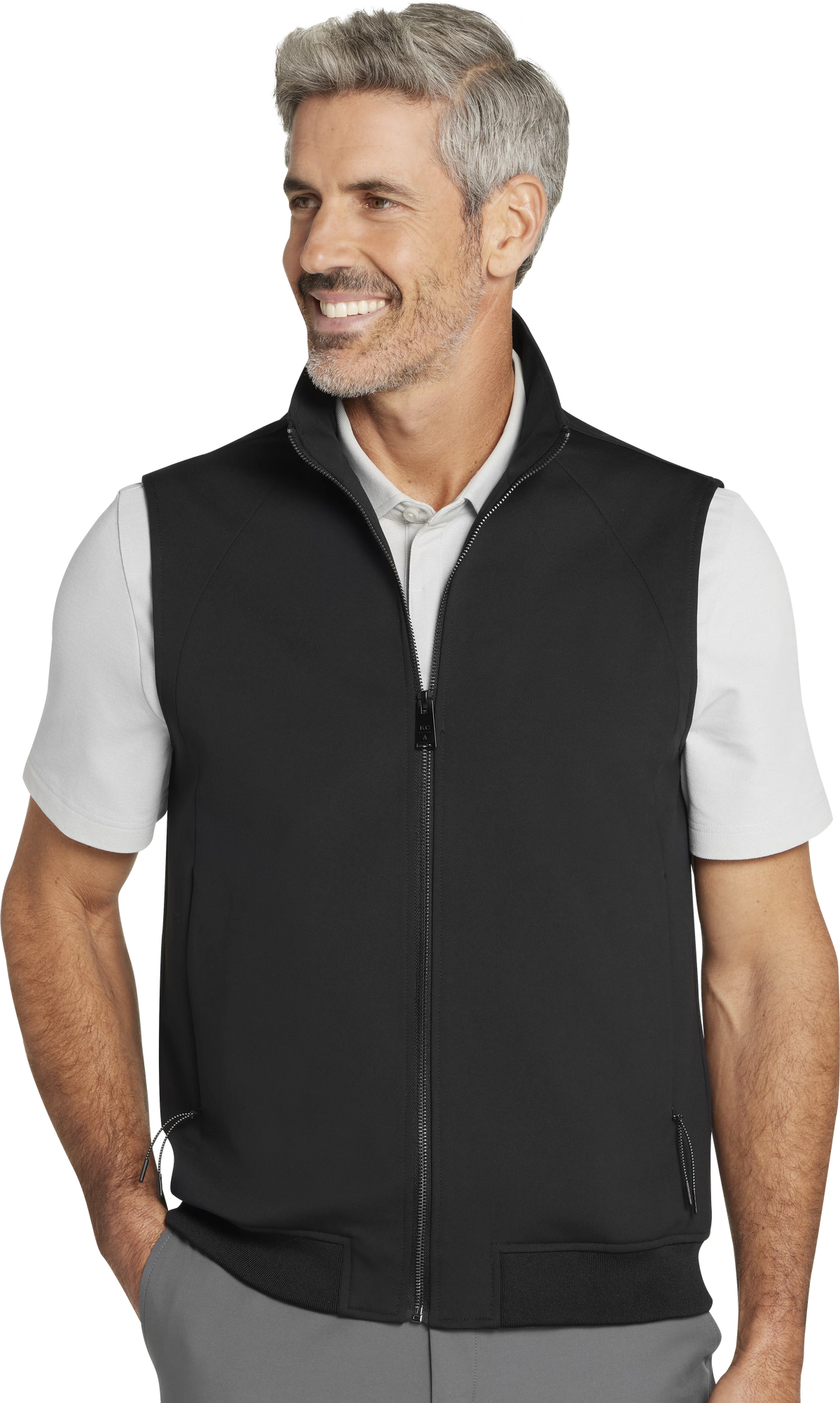 Modern Fit Performance Full Zip Vest