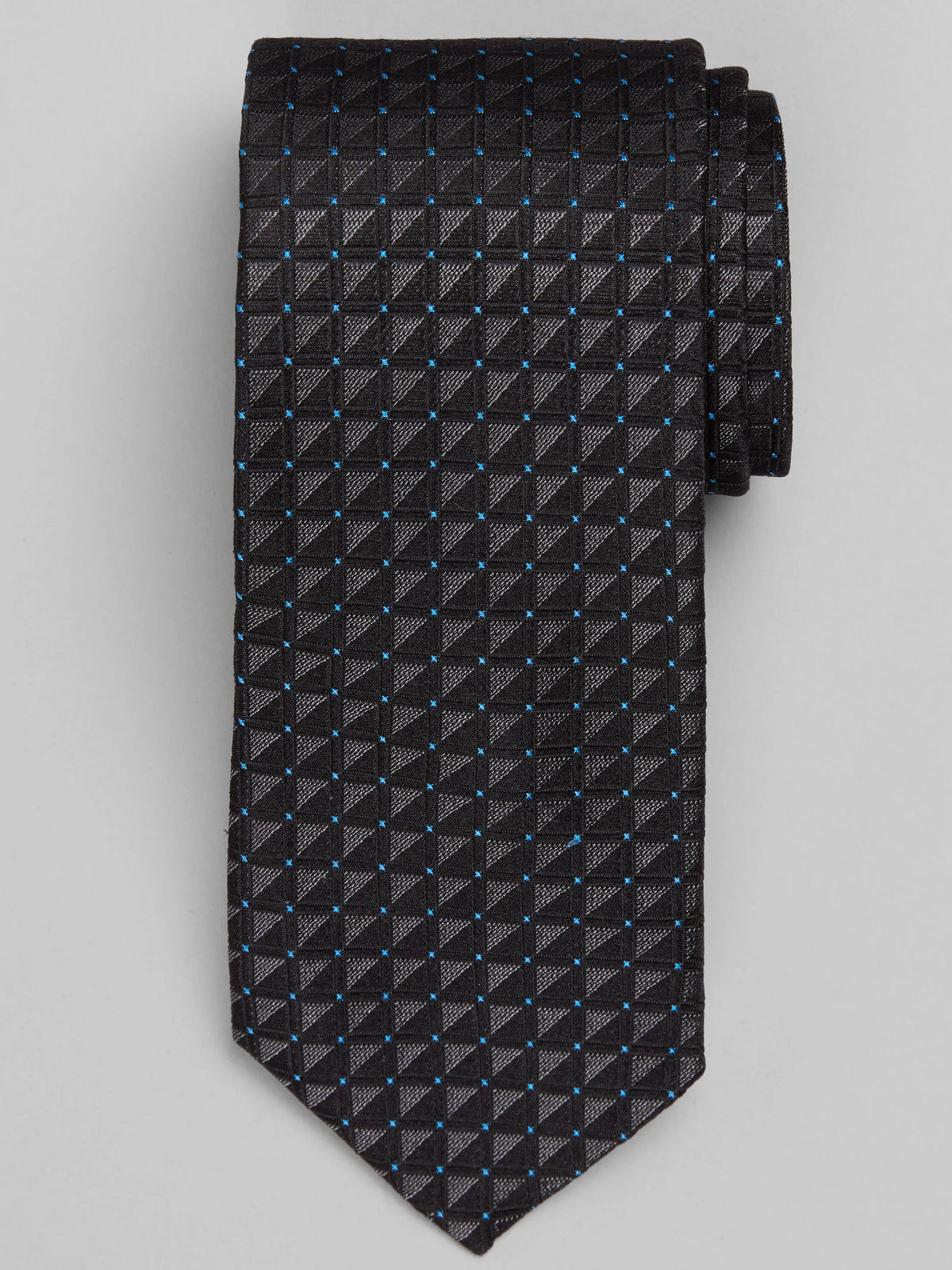 Narrow Geo Dot Tie