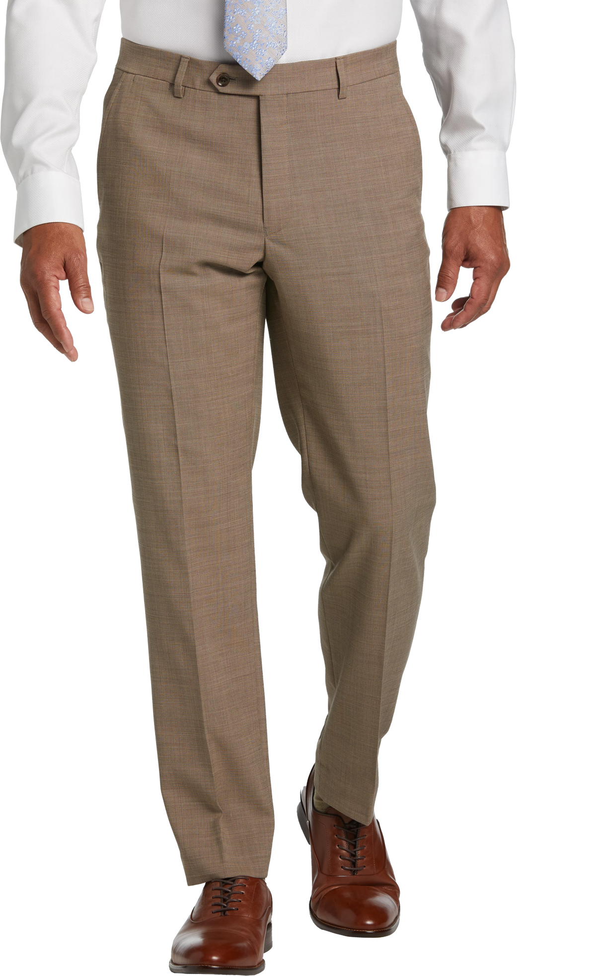 Modern Fit Premium Wool Blend Suit Pants