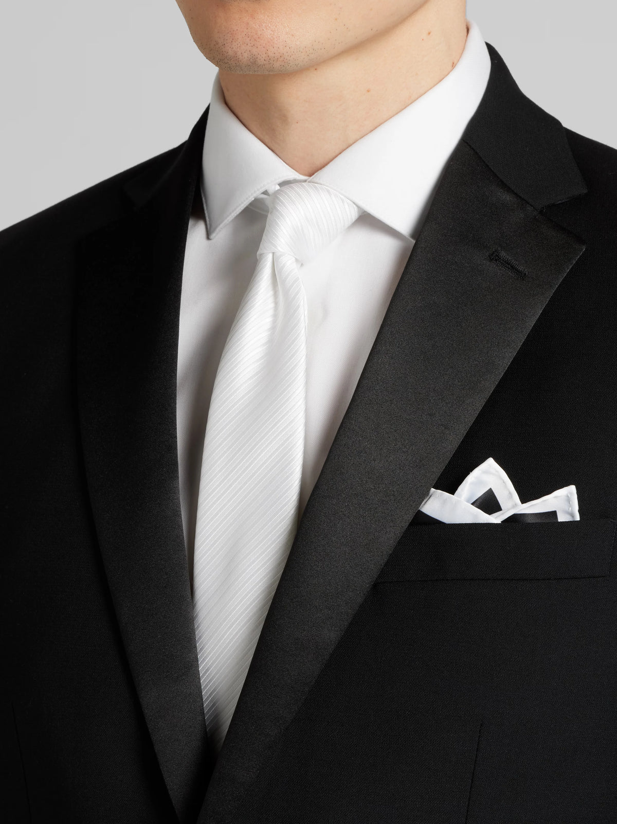 Executive Fit Premium Wool Blend Tuxedo Jacket