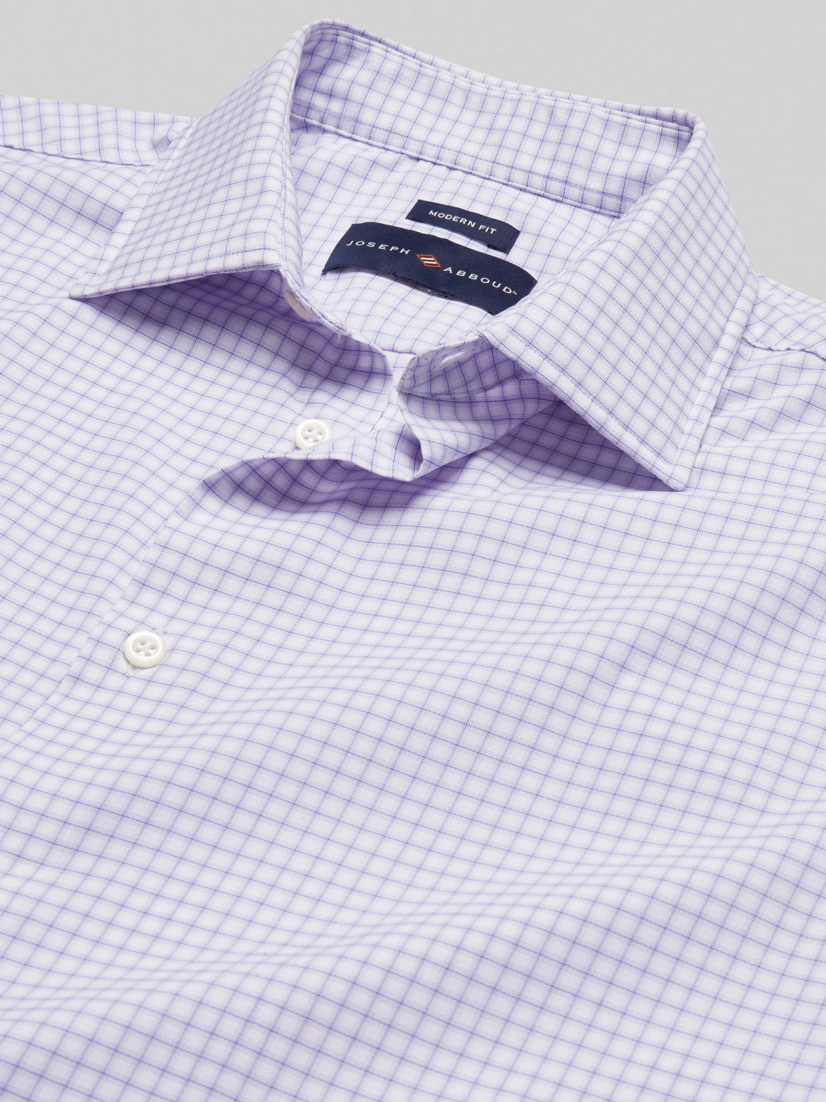 Modern Fit Performance Plaid Dress Shirt