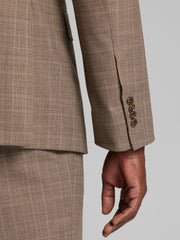 Classic Fit Wool Blend Plaid Suit Jacket