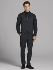Charcoal Gray Performance Wool Suit