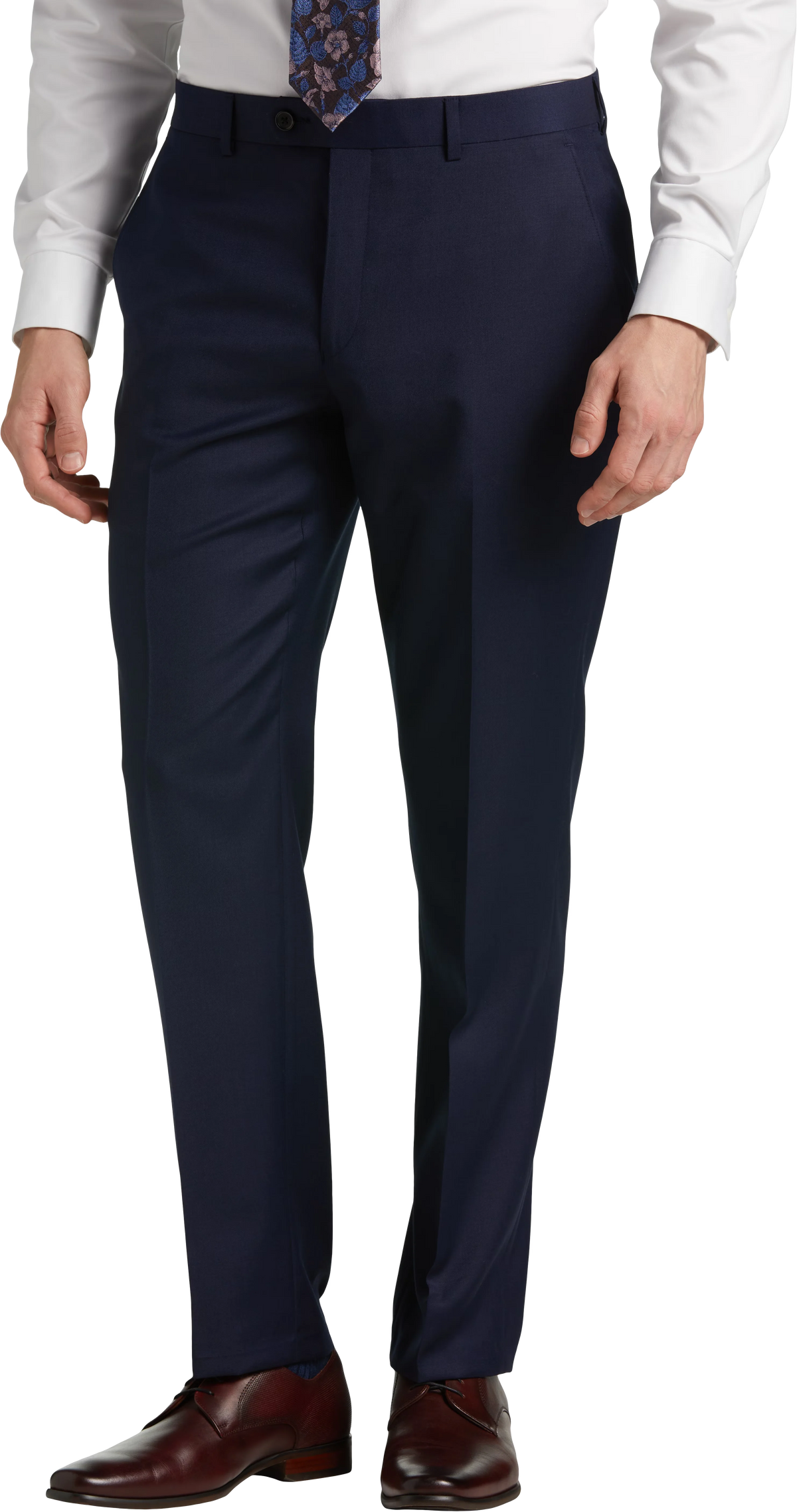 Classic Fit Wool Blend Suit Pants