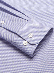 Classic Fit Mini Grid Dress Shirt