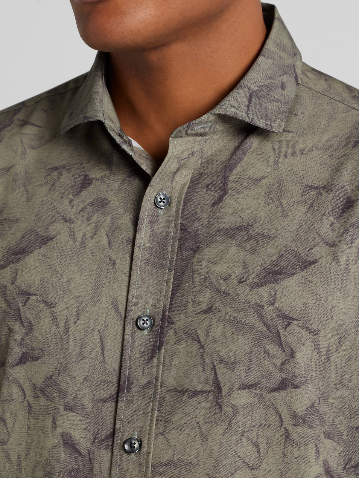 CHILLFLEX Slim Fit 4-Way Stretch Button Up Shirt