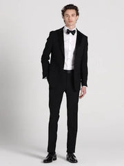 Slim Fit Premium Wool Blend Notch Lapel Tuxedo Jacket