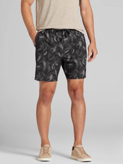 Modern Fit Printed Ripstop Pull-On Shorts 7"