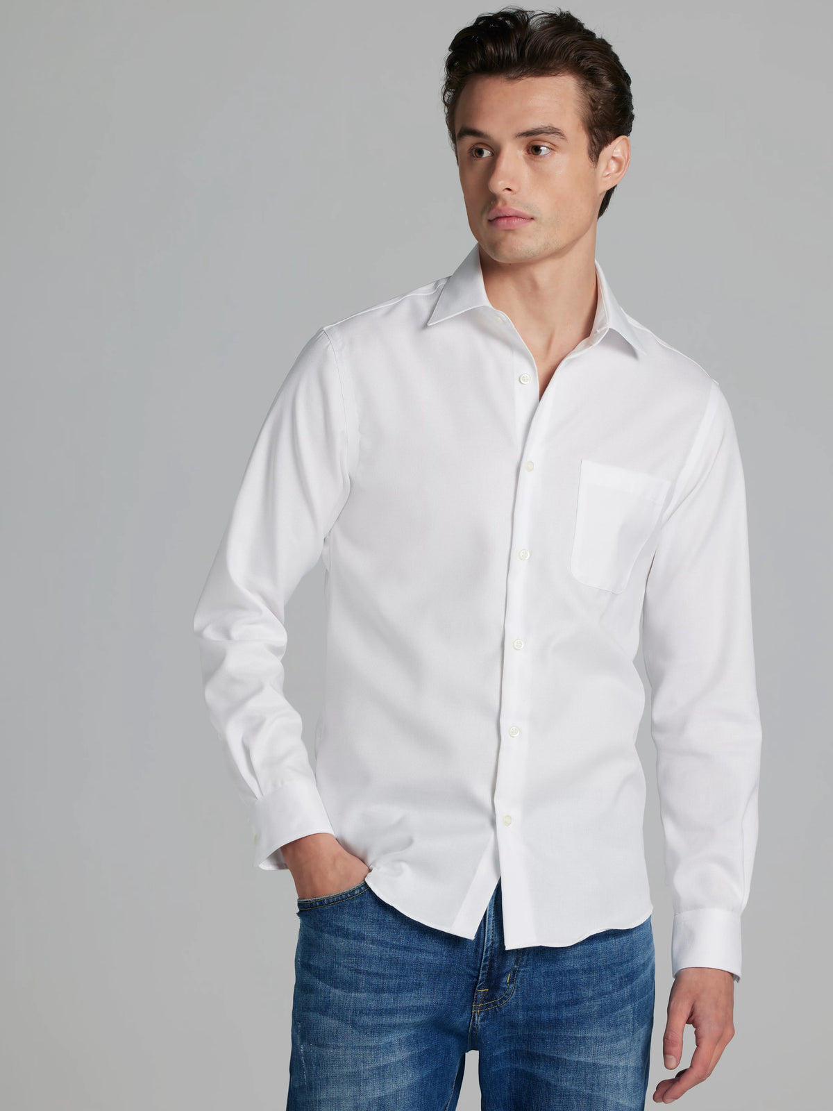 Slim Fit Queens Oxford Dress Shirt