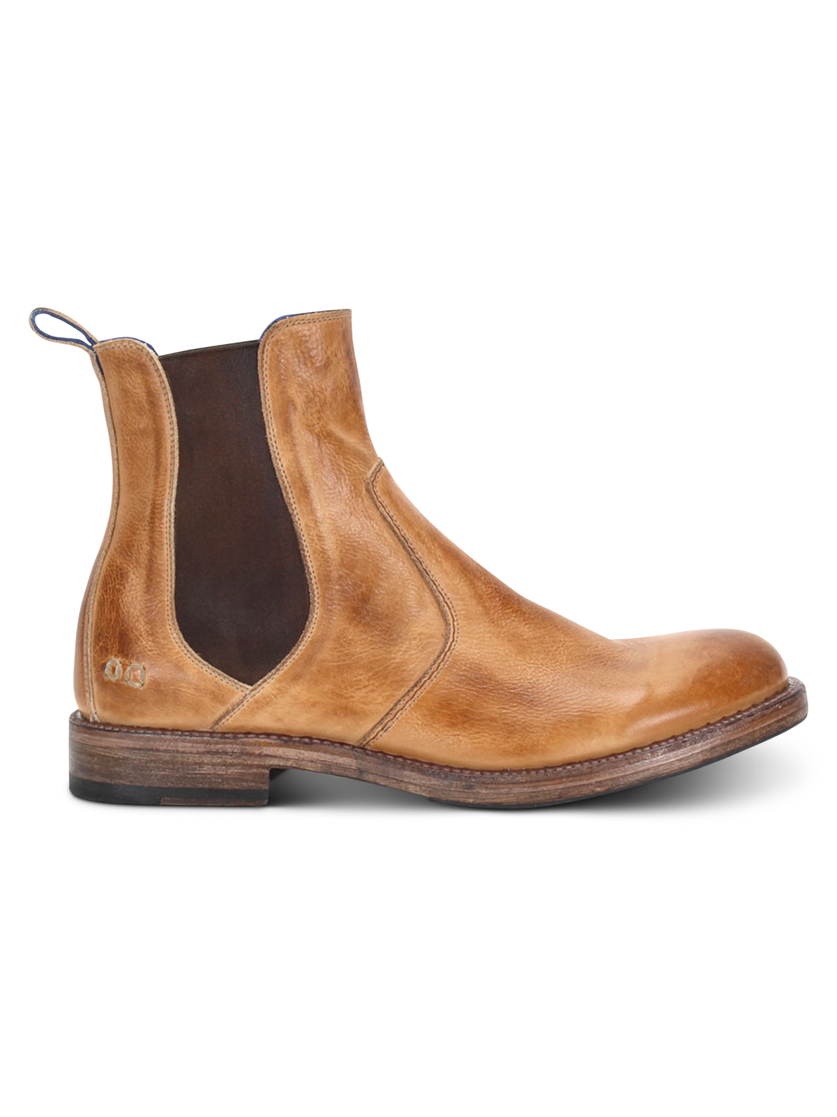 Nando Leather Plain Toe Chelsea Boots