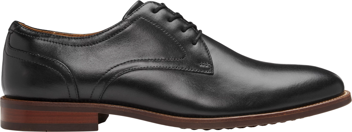 Remi Leather Plain Toe Lace-Up Oxfords