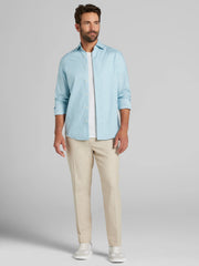 Modern Fit Mini Grid Dress Shirt