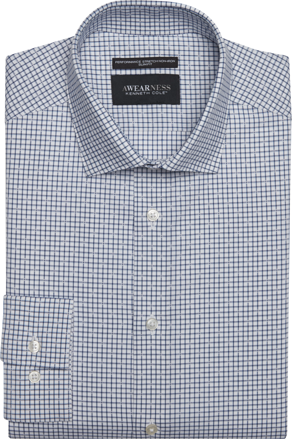Slim Fit Ultra Performance Stretch Tattersall Dress Shirt