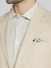 Slim Fit Linen Blend Suit