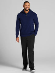 Ribbed 1/4 Zip Sweater