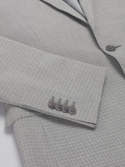 Slim Fit Check Suit