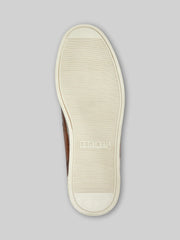 Lordmind Leather Moc Toe High-Top Sneakers